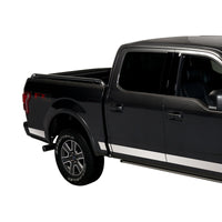 Putco 09-14 Ford F-150 Reg Cab 8ft Long Box - 7in Wide - 10pcs Stainless Steel Rocker Panels