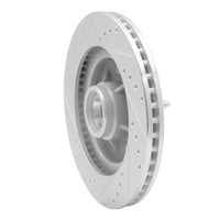R1 Concepts R1 97-99 Ford F-150 RWD Front Right Drilled & Slotted Silver Brake Rotor
