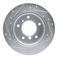 R1 Concepts R1 02-18 Dodge Sprinter 3500 Rear Right Drilled & Slotted Silver Brake Rotor