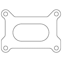 Cometic Gasket Cometic Holley 2 Barrel 500 CFM .039in Fiber Carburetor Gasket - 3.640in x 1.750in - Open Plenum