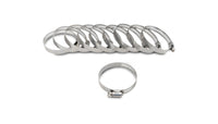 Vibrant S.S. Worm Gear Clamps Pack of 10 - Clamping Range: 3.54in - 4.49in (90mm - 114mm)