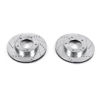 PowerStop Power Stop 03-06 Kia Sorento Front Evolution Drilled & Slotted Rotors - Pair