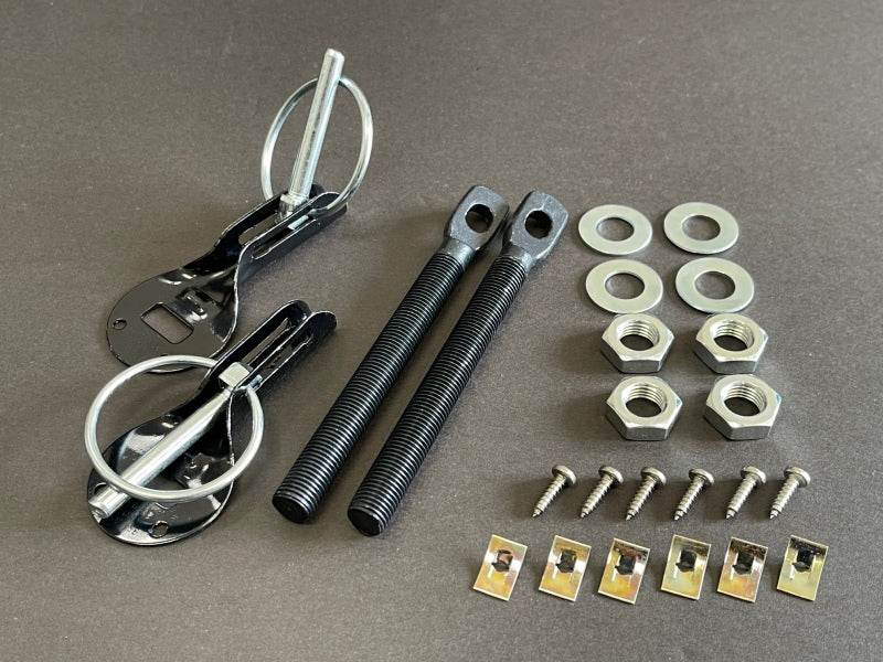 Cusco Body Pins For Hood Aluminum-Black, Universal