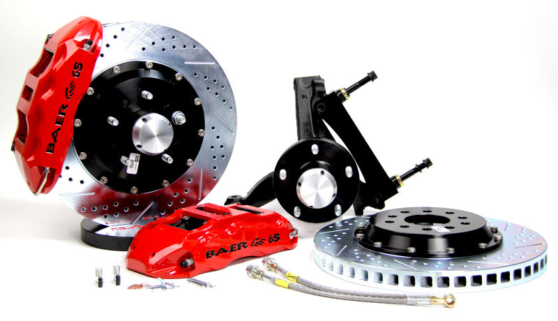Baer Brakes 82-92 Chevrolet Camaro STD Studs 14in Extreme+ Front SDZ Brake Kit - Monster Green