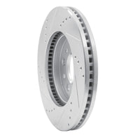 R1 Concepts R1 04-07 Ford Freestar Front Right Drilled & Slotted Silver Brake Rotor
