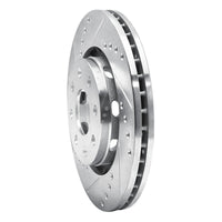 R1 Concepts R1 04-17 Chevrolet AVEO (USA/Canada) Front Left Drilled & Slotted Silver Brake Rotor