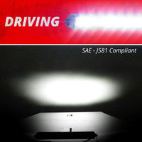 XKGLOW XK Glow Razor Light Bar Auxiliary High Beam Driving No Wire & Switch 20in