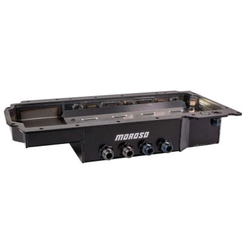 Moroso GM LT Gen V Dry Sump 4in Deep Steel Oil Pan