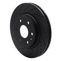 R1 Concepts R1 07-17 Buick Enclave Front Left Drilled & Slotted Black Brake Rotor