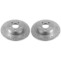 PowerStop Power Stop 12-16 Mercedes-Benz C250 Rear Evolution Drilled & Slotted Rotors - Pair