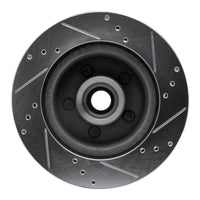 R1 Concepts R1 70-72 Ford Country Squire Front Left Drilled & Slotted Silver Brake Rotor