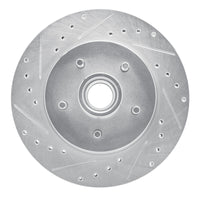 R1 Concepts R1 85-92 Chevrolet Camaro Front Left Drilled & Slotted Silver Brake Rotor