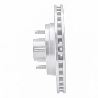 R1 Concepts R1 84-87 Lincoln CONTINENTAL Front Right Drilled & Slotted Silver Brake Rotor
