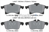 PAGID Racing T8179SP2001 STREET+ Brake Pads