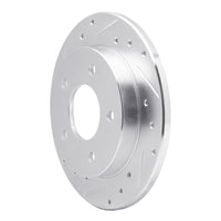 R1 Concepts R1 86-92 Buick Reatta Rear Left Drilled & Slotted Silver Brake Rotor