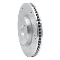 R1 Concepts R1 97-01 Cadillac CATERA Front Left Drilled & Slotted Silver Brake Rotor