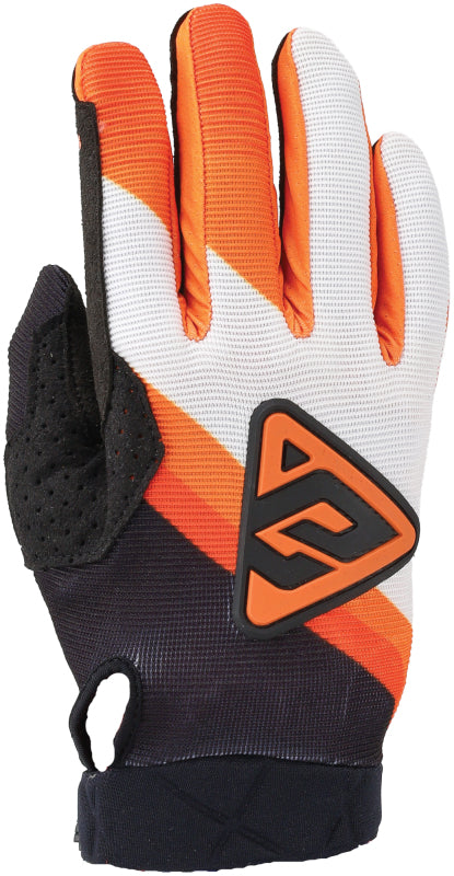 Answer Peak Flo Gloves Black/Hyper Orange/White - XL