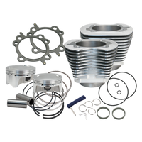 S&S Cycle 07-17 BT 107in Bolt-In Big Bore Kit - Silver