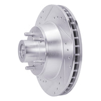 R1 Concepts R1 1969-1973 Chrysler New Yorker Front Left Drilled & Slotted Silver Brake Rotor