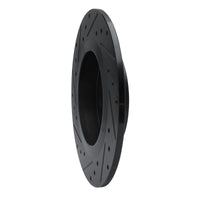R1 Concepts R1 12-20 Mercedes-Benz SLC300 Rear Right Drilled & Slotted Black Brake Rotor
