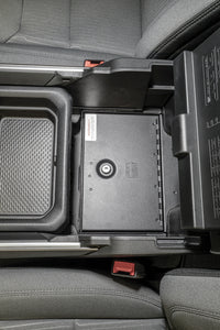 Tuffy Products Tuffy Console Safe W/ Keyed Lock For Ram Trucks W/ Sliding Tray Console