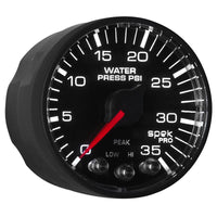 Autometer Spek-Pro 52.4mm 0-35 PSI Digital Stepper Motor Water Pressure Gauge