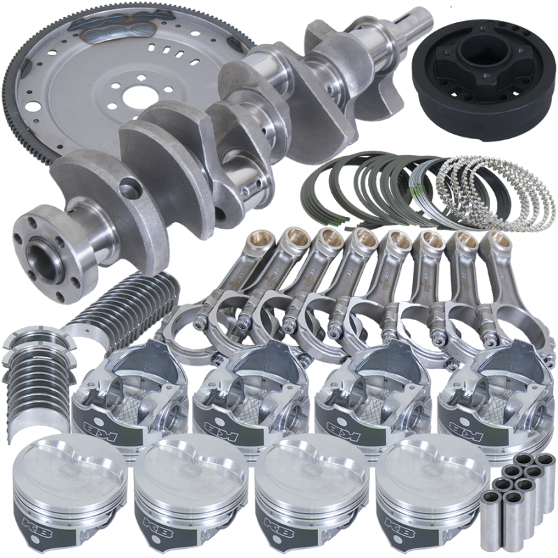 Eagle Ford 302 3.250in Crank 5.400in I-Beam Rod -10cc 4.060in Pistons 164 Tooth FW Balanced Assembly