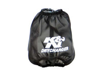 K&N Engineering K&N Drycharger Round Tapered Air Filter Wrap - Black 5.125in Base ID x 3.5in Top ID x 6in H