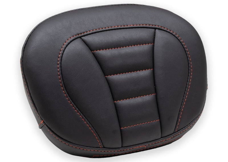 Mustang Motorcycle Mustang 08-21 Harley Rd King, 08-23 Street Glide Trike Sissy Bar Pad Deluxe(12 inch x 9 inch)- Black