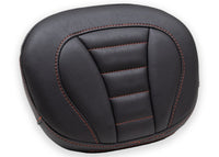 Mustang Motorcycle Mustang 08-21 Harley Rd King, 08-23 Street Glide Trike Sissy Bar Pad Deluxe(12 inch x 9 inch)- Black