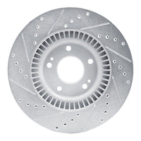 R1 Concepts R1 15-20 Kia SORENTO Front Right Drilled & Slotted Silver Brake Rotor