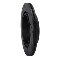 R1 Concepts R1 93-99 Dodge STEALTH Rear Right Drilled & Slotted Black Brake Rotor