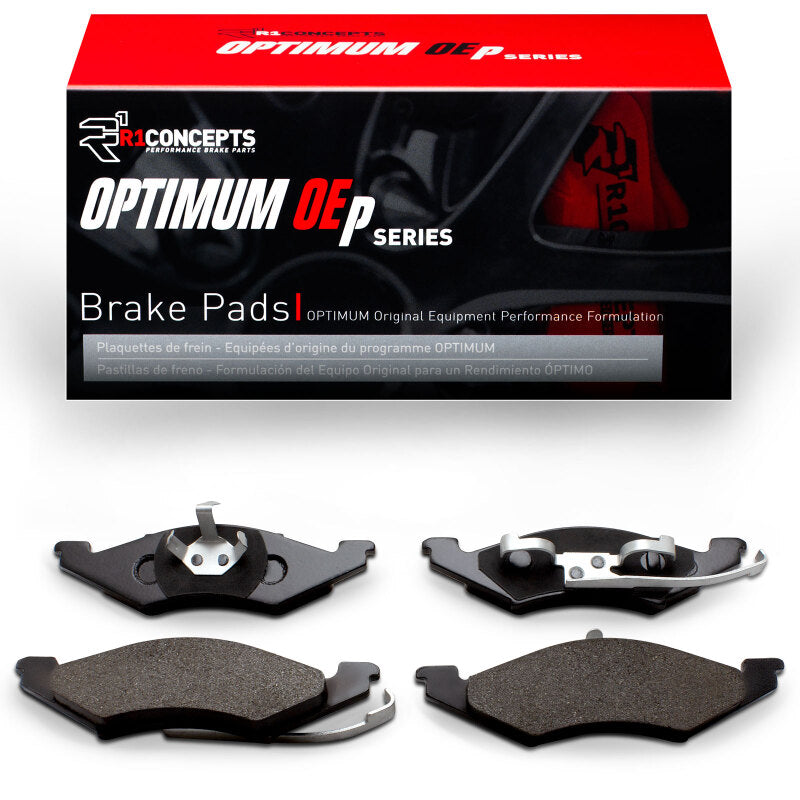 R1 Concepts R1 83-94 Ford EXP Front R1 Optimum OE Brake Pads