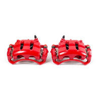 PowerStop Power Stop 93-94 Nissan D21 Front Red Calipers w/Brackets - Pair