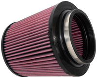 K&N Engineering K&N Universal Clamp-On Air Filter 5in Flange ID x 8in Base OD x 6.625in Top OD x 8.625in Height