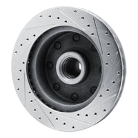R1 Concepts R1 73-77 Dodge B300 Van (71-74) / B300 (75-80) Front Left Drilled & Slotted Silver Brake Rotor