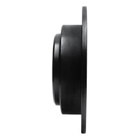 R1 Concepts R1 04-06 Kia AMANTI Rear Left Drilled & Slotted Black Brake Rotor