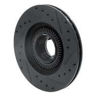R1 Concepts R1 93-94 Ford Explorer Front Left Drilled & Slotted Black Brake Rotor