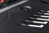 Dinan 19-26 BMW B58D (G01/G02/G20/G22/G23/G26/G42) Matte Carbon Fiber Engine Cover w/Gloss Accents