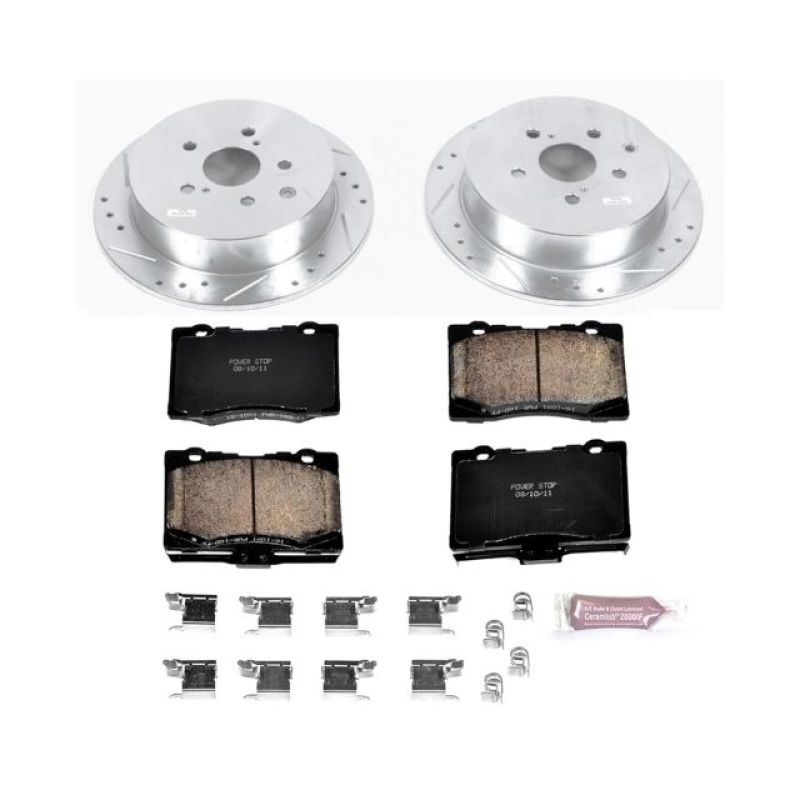 PowerStop Power Stop 10-15 Lexus RX350 Rear Z23 Evolution Sport Brake Kit