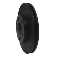 R1 Concepts R1 90-97 Infiniti Q45 Front Right Drilled & Slotted Black Brake Rotor