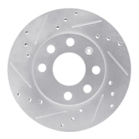 R1 Concepts R1 88-20 Chevrolet BEAT (Mexico) Front Left Drilled & Slotted Silver Brake Rotor
