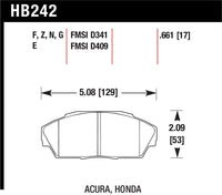 Hawk Performance Hawk HP+ Street Brake Pads