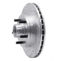 R1 Concepts R1 1988-1991 Chevrolet C1500 Front Left Drilled & Slotted Silver Brake Rotor