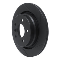 R1 Concepts R1 95-02 BMW M3 Rear Left Slotted Black Brake Rotor