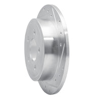 R1 Concepts R1 03-07 Jeep Liberty Rear Right Drilled & Slotted Silver Brake Rotor