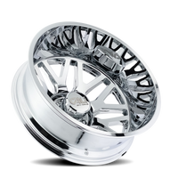 Cali Off-Road 9115D Invader Dually 24x8.25 / 8x165.1 BP / -232mm Offset / 121.3mm Hub Chrome Wheel