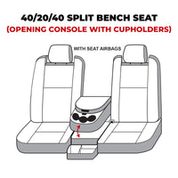 Covercraft 22-24 Dodge RAM 2500/3500 Polycotton SeatSaver Custom Front Row Seat Covers - Taupe