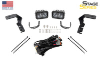 Diode Dynamics 19-21 Ford Ranger Stage Series 2in LED Ditch Light Kit - Pro White Combo