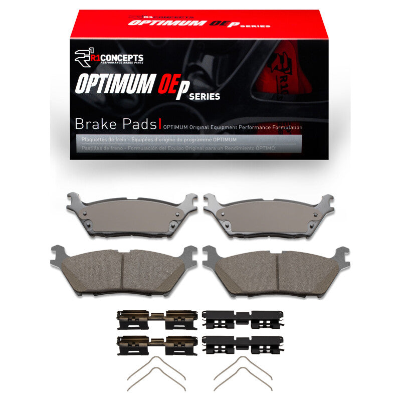 R1 Concepts R1 22-25 Ford F-150 Lightning Rear Optimum OE Pads & Hardware Kit
